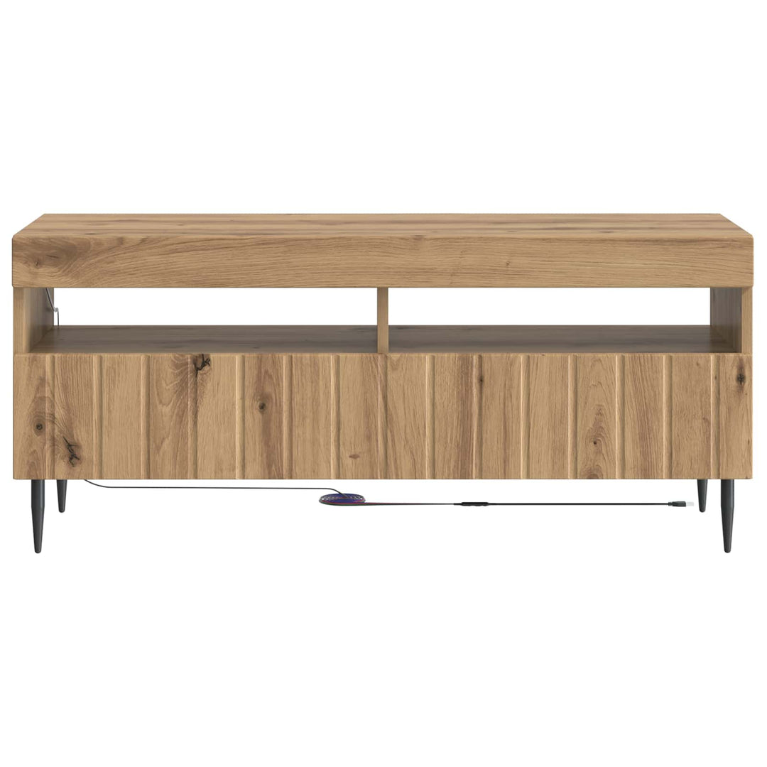 LED TV-skab Artisan-eg Konstrueret træ