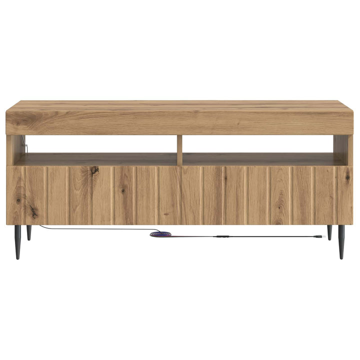 LED TV-skab Artisan-eg Konstrueret træ