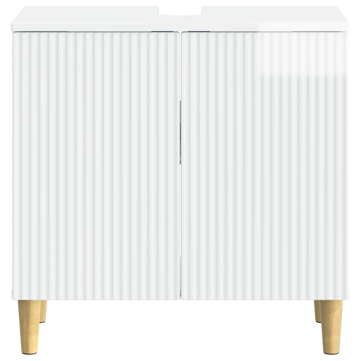 Badeværelsesskabsunder ARNHEM Hvid højglans 59,5 x 31,5 x 59 cm