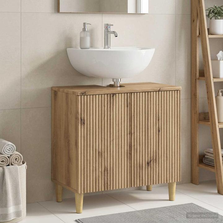 Badeværelsesskabsunder ARNHEM Artisan-eg 59,5 x 31,5 x 59 cm