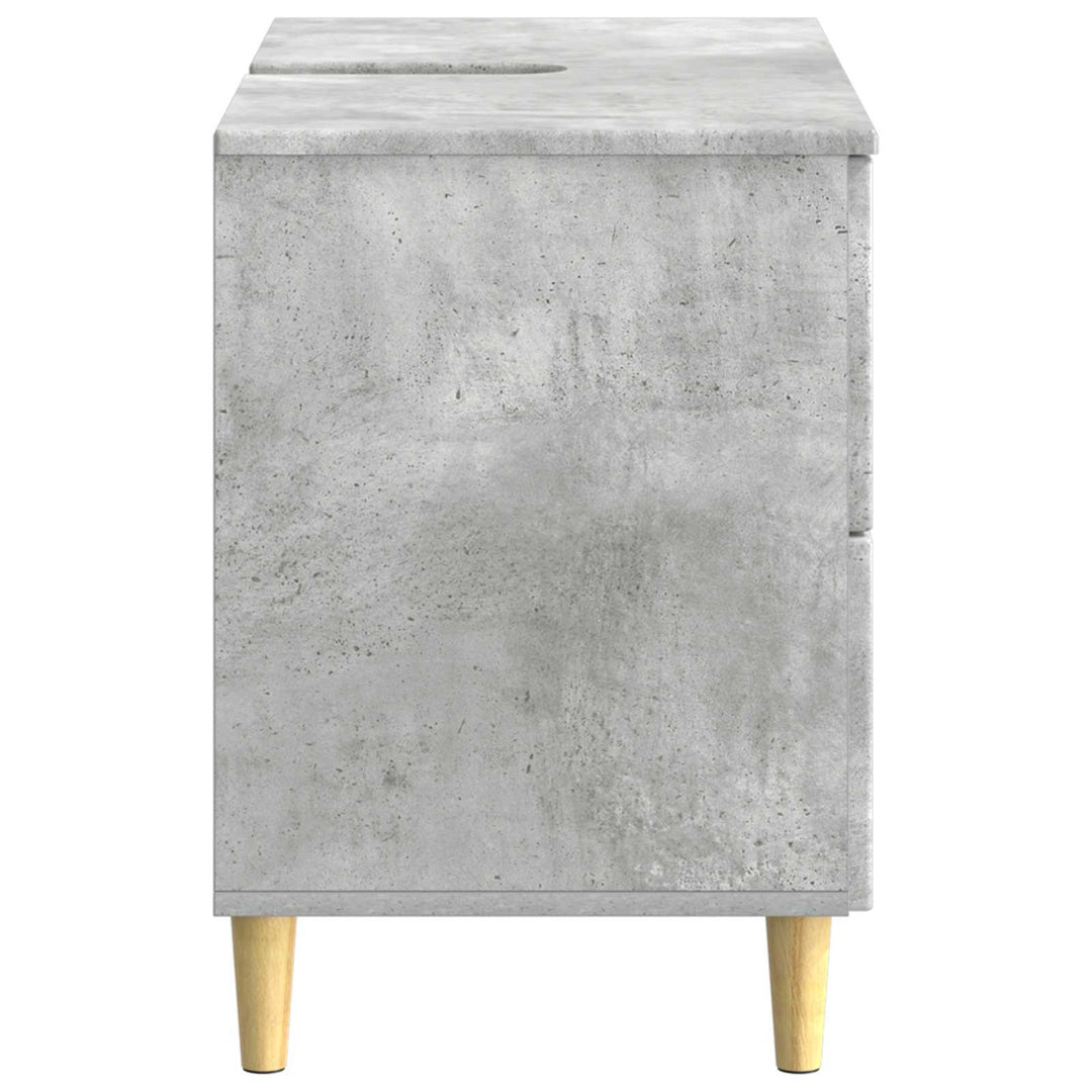 Badeværelsesskabsunder ARNHEM Betongrå 82 x 41 x 59 cm