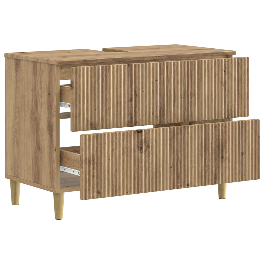 Badeværelsesskabsunder ARNHEM Artisan-eg 82 x 41 x 59 cm