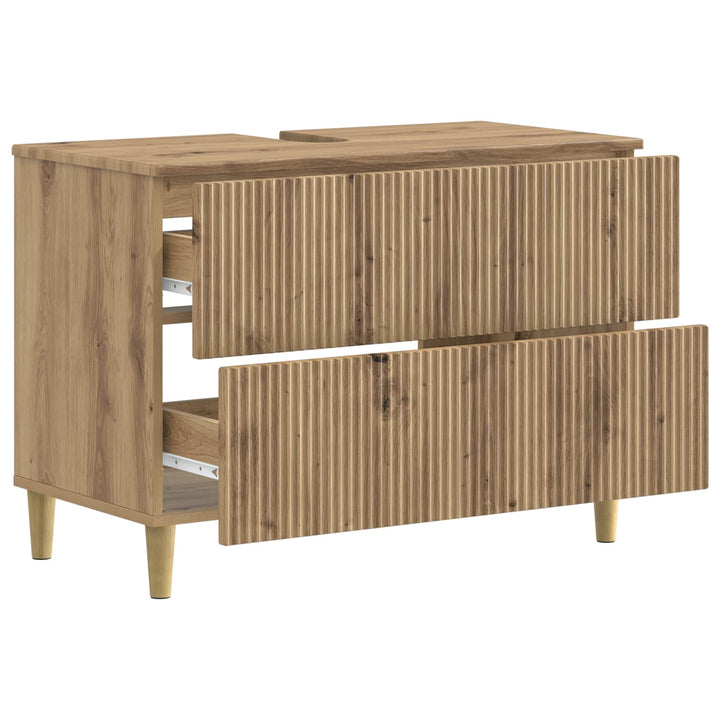 Badeværelsesskabsunder ARNHEM Artisan-eg 82 x 41 x 59 cm