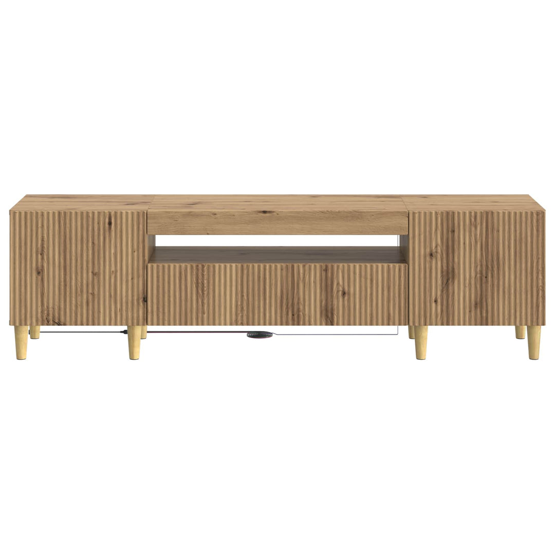 LED TV-skab Artisan-eg Konstrueret træ