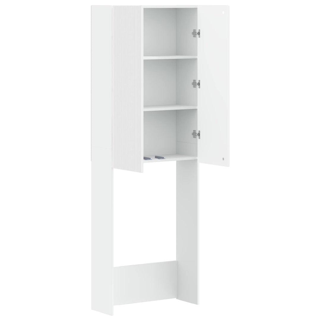 Toilet Skab ARNHEM Hvid 66 x 25,5 x 190 cm Konstrueret træ