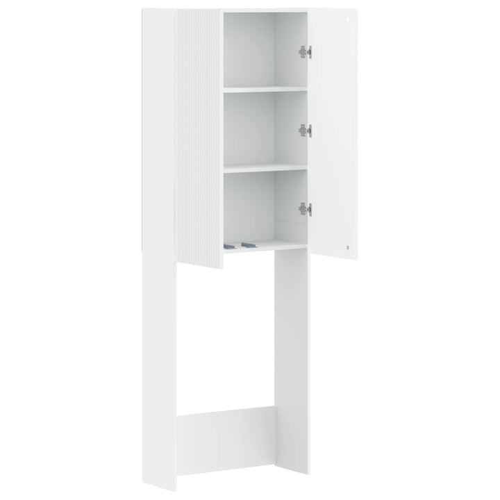 Toilet Skab ARNHEM Hvid 66 x 25,5 x 190 cm Konstrueret træ