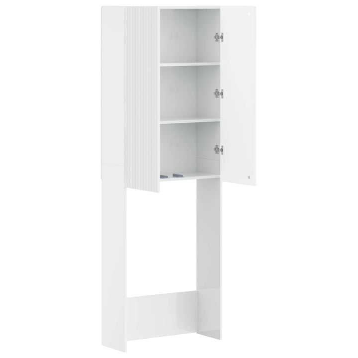 Toilet Skab ARNHEM Hvid højglans 66 x 25,5 x 190 cm