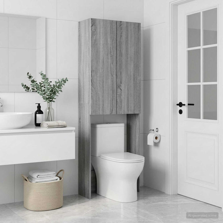 Toilet Skab ARNHEM Grå Sonoma 66 x 25,5 x 190 cm