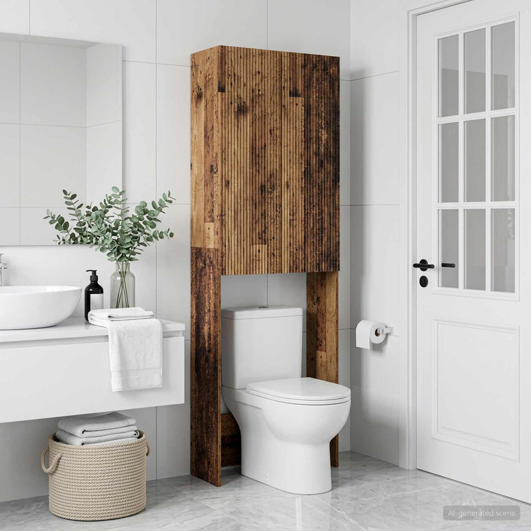 Toilet Skab ARNHEM Gammelt træ 66 x 25,5 x 190 cm