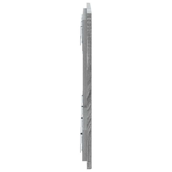 Væghængt hovedgærde ARNHEM Grå Sonoma Konstrueret træ