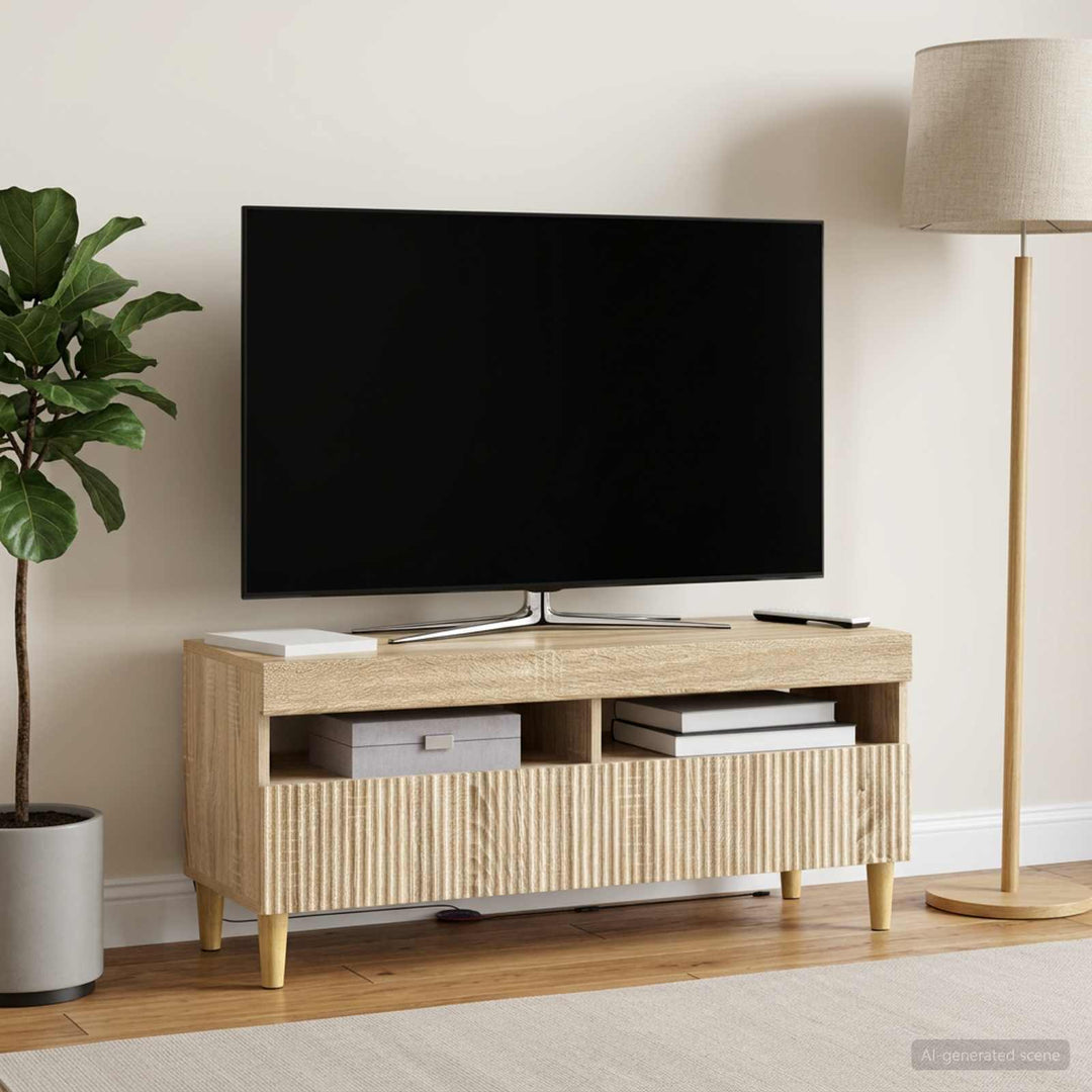 LED TV-skab Sonoma-eg Konstrueret træ
