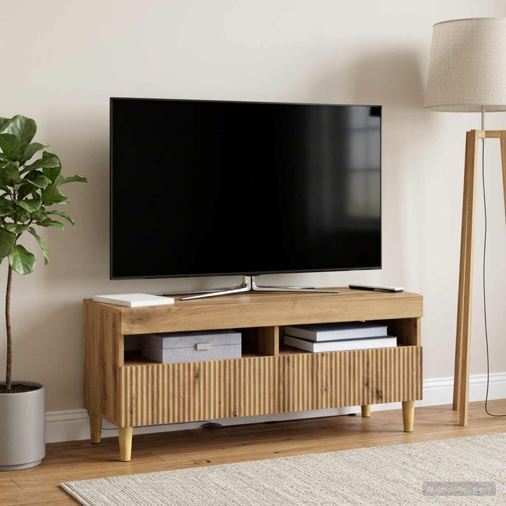 LED TV-skab Artisan-eg Konstrueret træ
