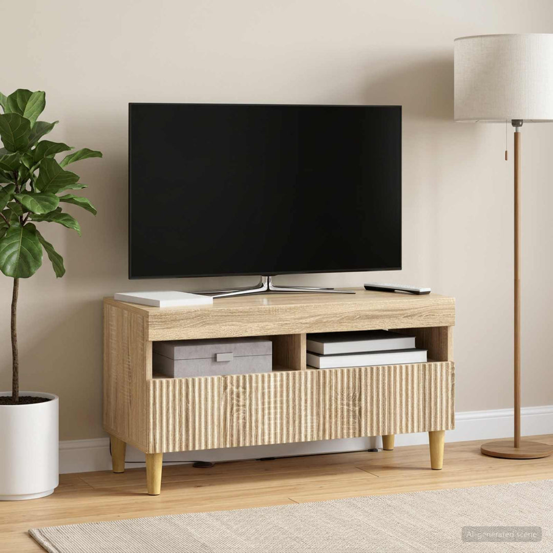 LED TV-skab Sonoma-eg Konstrueret træ