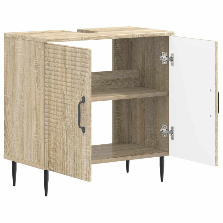 Badeværelsesskabsunder HAARLEM Sonoma-eg 59,5 x 31,5 x 59 cm