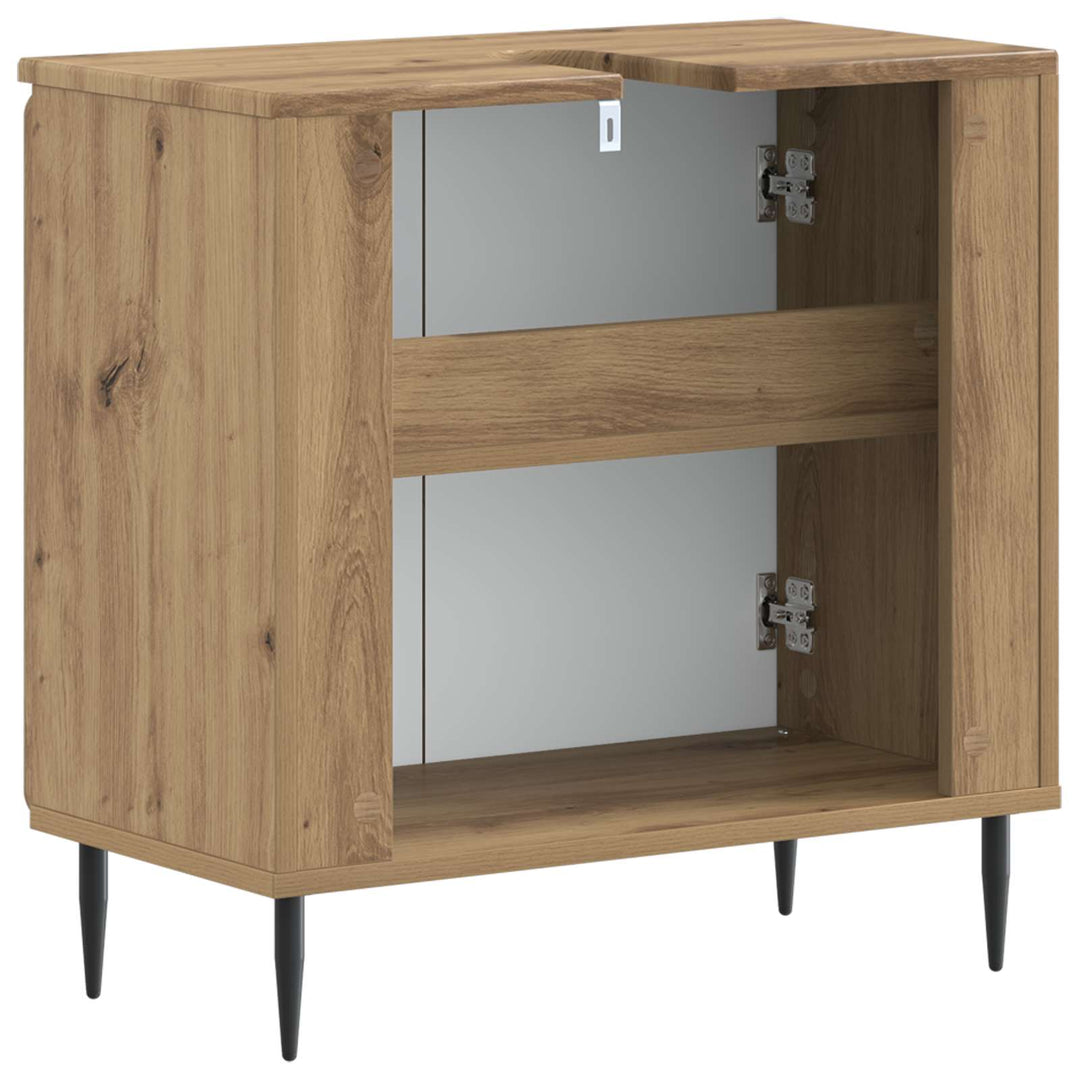 Badeværelsesskabsunder HAARLEM Artisan-eg 59,5 x 31,5 x 59 cm