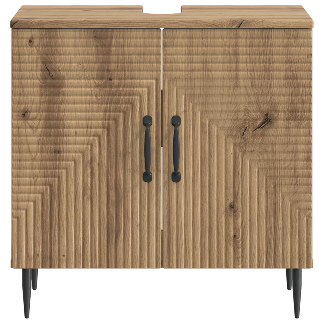 Badeværelsesskabsunder HAARLEM Artisan-eg 59,5 x 31,5 x 59 cm