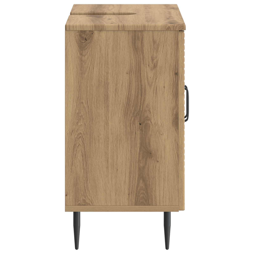 Badeværelsesskabsunder HAARLEM Artisan-eg 59,5 x 31,5 x 59 cm