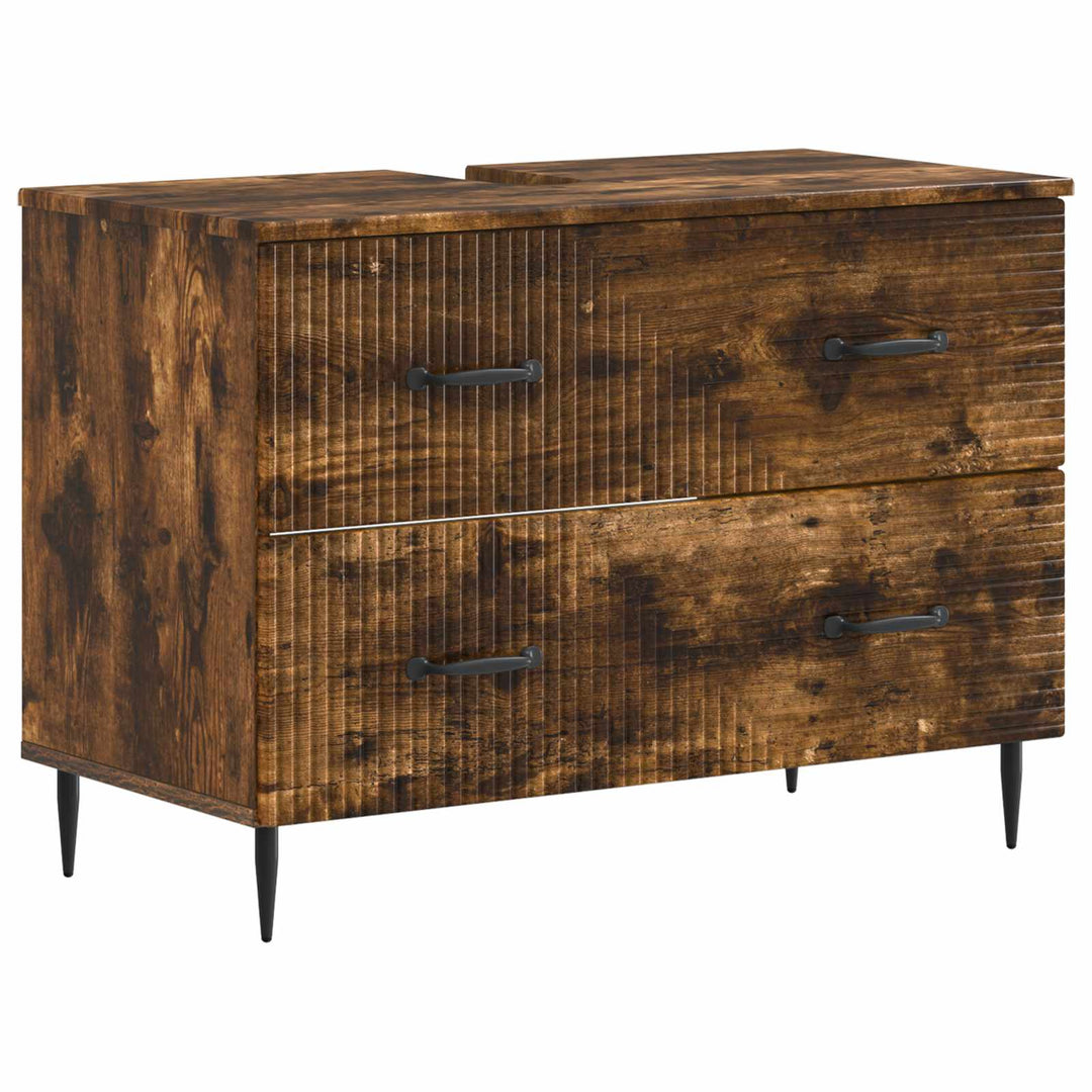Badeværelsesskabsunder HAARLEM Røget eg 82 x 41 x 58,5 cm