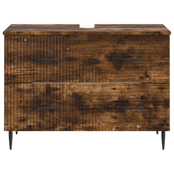 Badeværelsesskabsunder HAARLEM Røget eg 82 x 41 x 58,5 cm