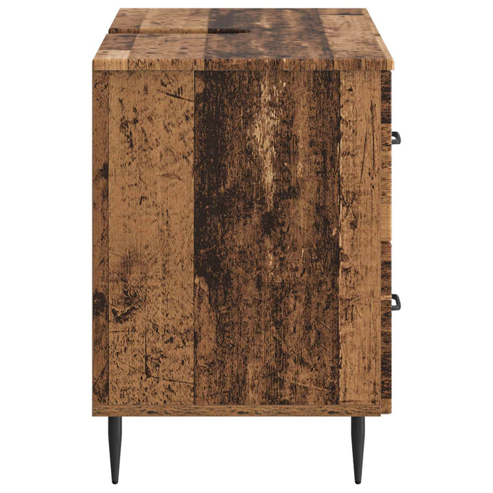 Badeværelsesskabsunder HAARLEM Gammelt træ 82 x 41 x 58,5 cm