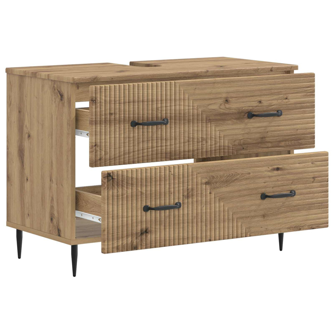 Badeværelsesskabsunder HAARLEM Artisan-eg 82 x 41 x 58,5 cm