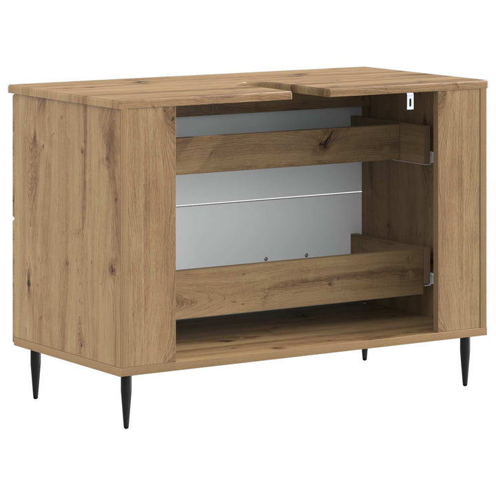 Badeværelsesskabsunder HAARLEM Artisan-eg 82 x 41 x 58,5 cm