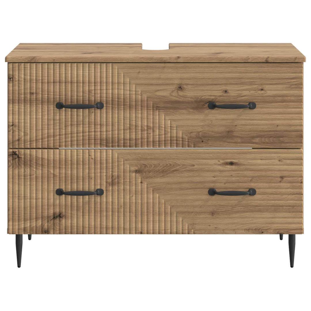Badeværelsesskabsunder HAARLEM Artisan-eg 82 x 41 x 58,5 cm