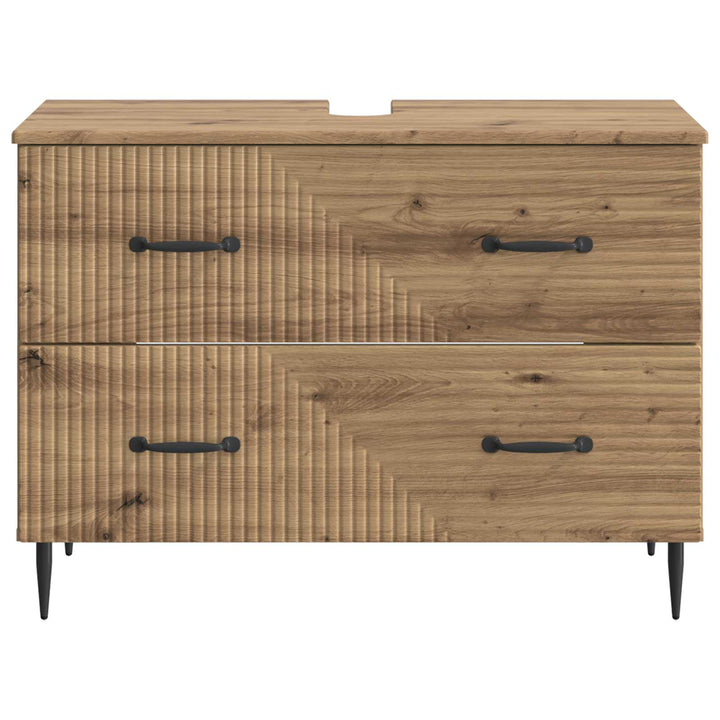 Badeværelsesskabsunder HAARLEM Artisan-eg 82 x 41 x 58,5 cm