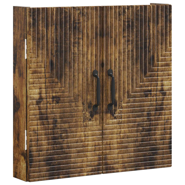 Dartboard Skab HAARLEM Røget eg 52,5 x 10,5 x 53,5 cm