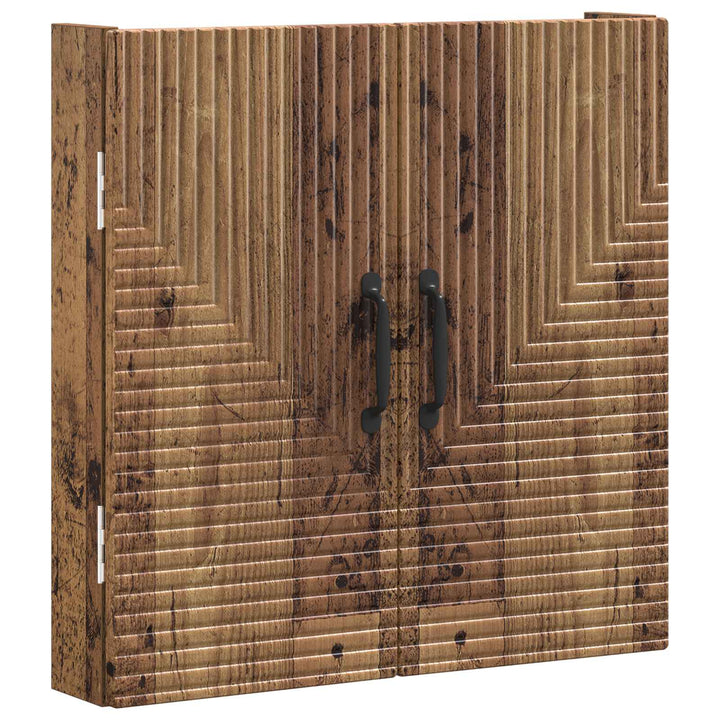 Dartboard Skab HAARLEM Gammelt træ 52,5 x 10,5 x 53,5 cm