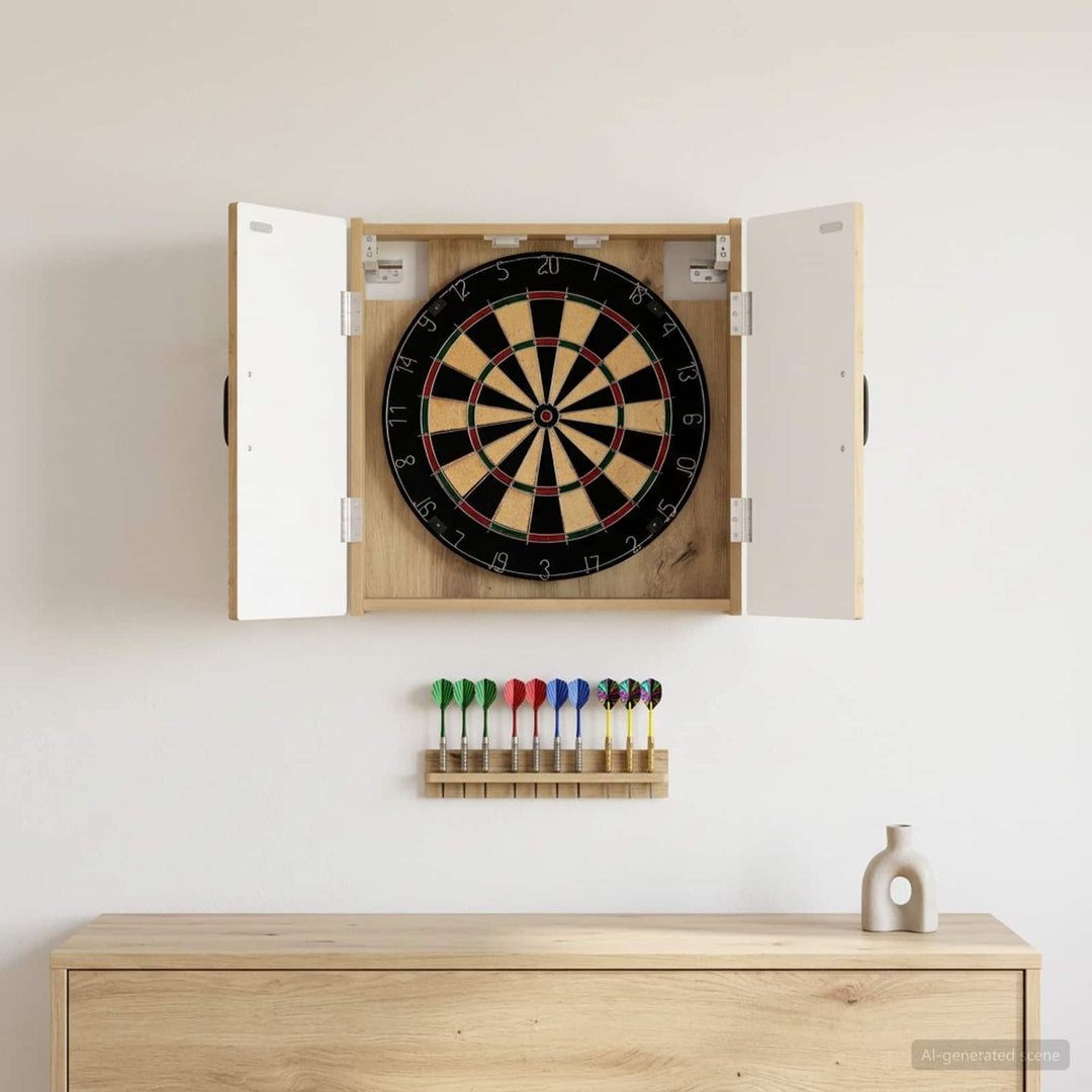 Dartboard Skab HAARLEM Artisan-eg 52,5 x 10,5 x 53,5 cm
