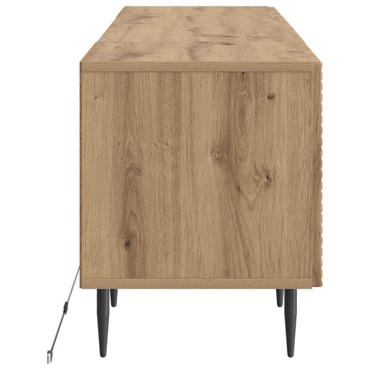 LED TV-skab Artisan-eg Konstrueret træ