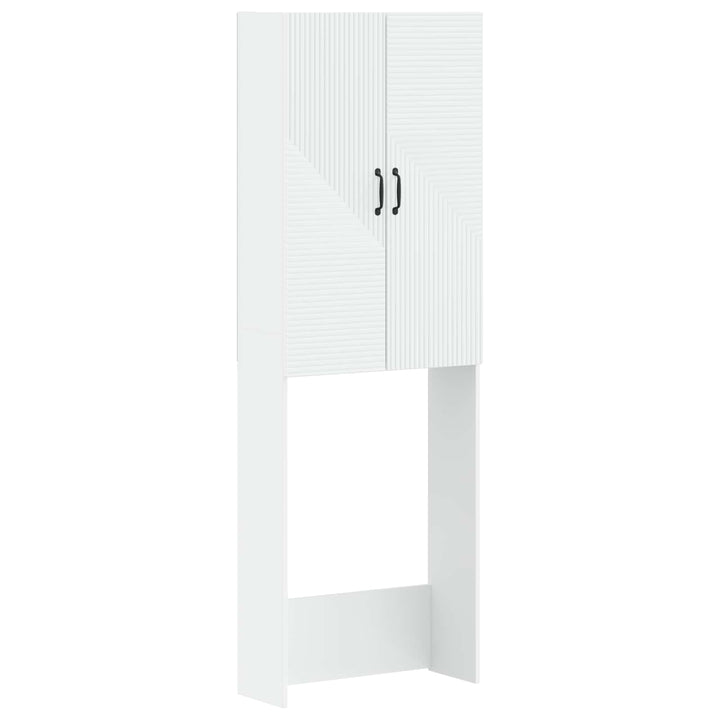 Toilet Skab HAARLEM Hvid 66 x 25,5 x 190 cm Konstrueret træ