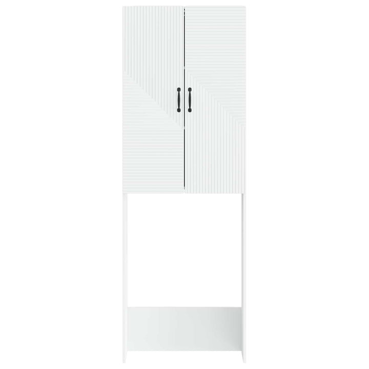 Toilet Skab HAARLEM Hvid 66 x 25,5 x 190 cm Konstrueret træ