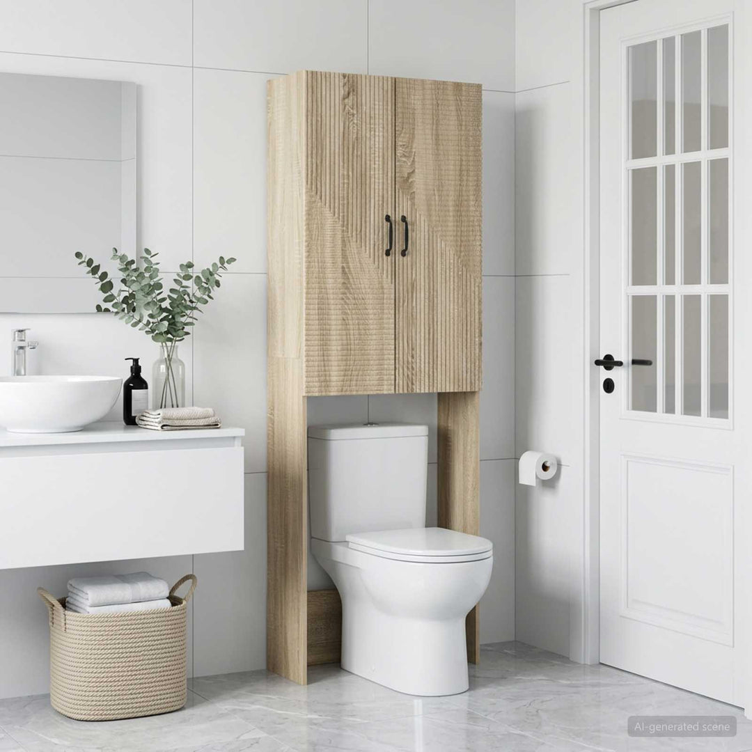 Toilet Skab HAARLEM Sonoma-eg 66 x 25,5 x 190 cm