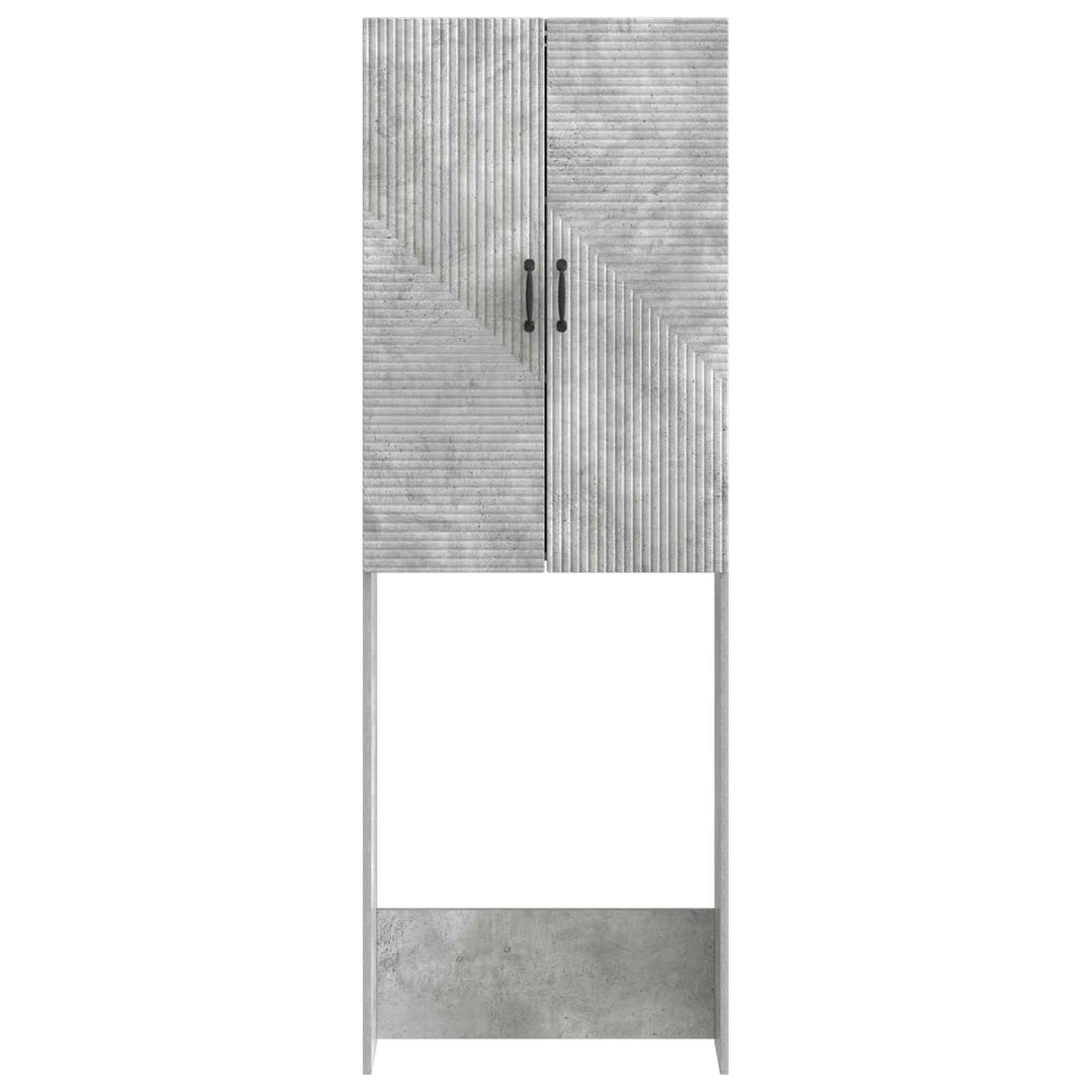 Toilet Skab HAARLEM Betongrå 66 x 25,5 x 190 cm Konstrueret træ