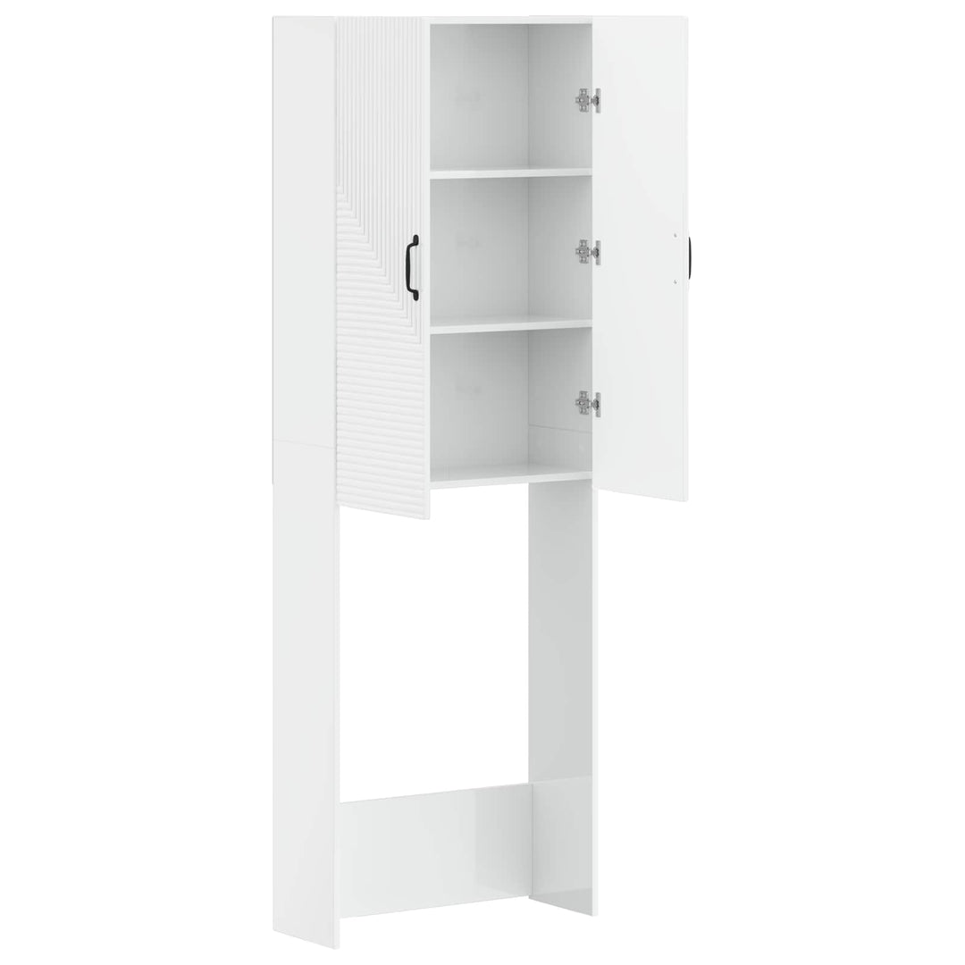 Toilet Skab HAARLEM Hvid højglans 66 x 25,5 x 190 cm