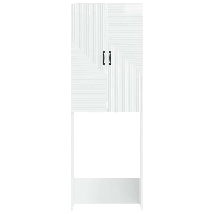 Toilet Skab HAARLEM Hvid højglans 66 x 25,5 x 190 cm
