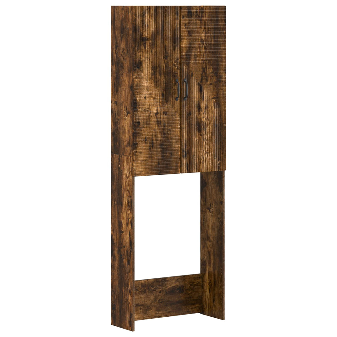 Toilet Skab HAARLEM Røget eg 66 x 25,5 x 190 cm Konstrueret træ