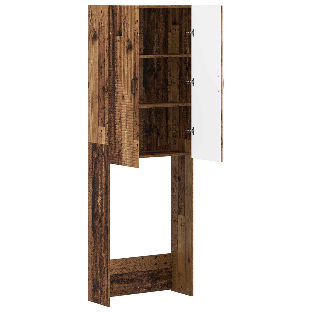 Toilet Skab HAARLEM Gammelt træ 66 x 25,5 x 190 cm
