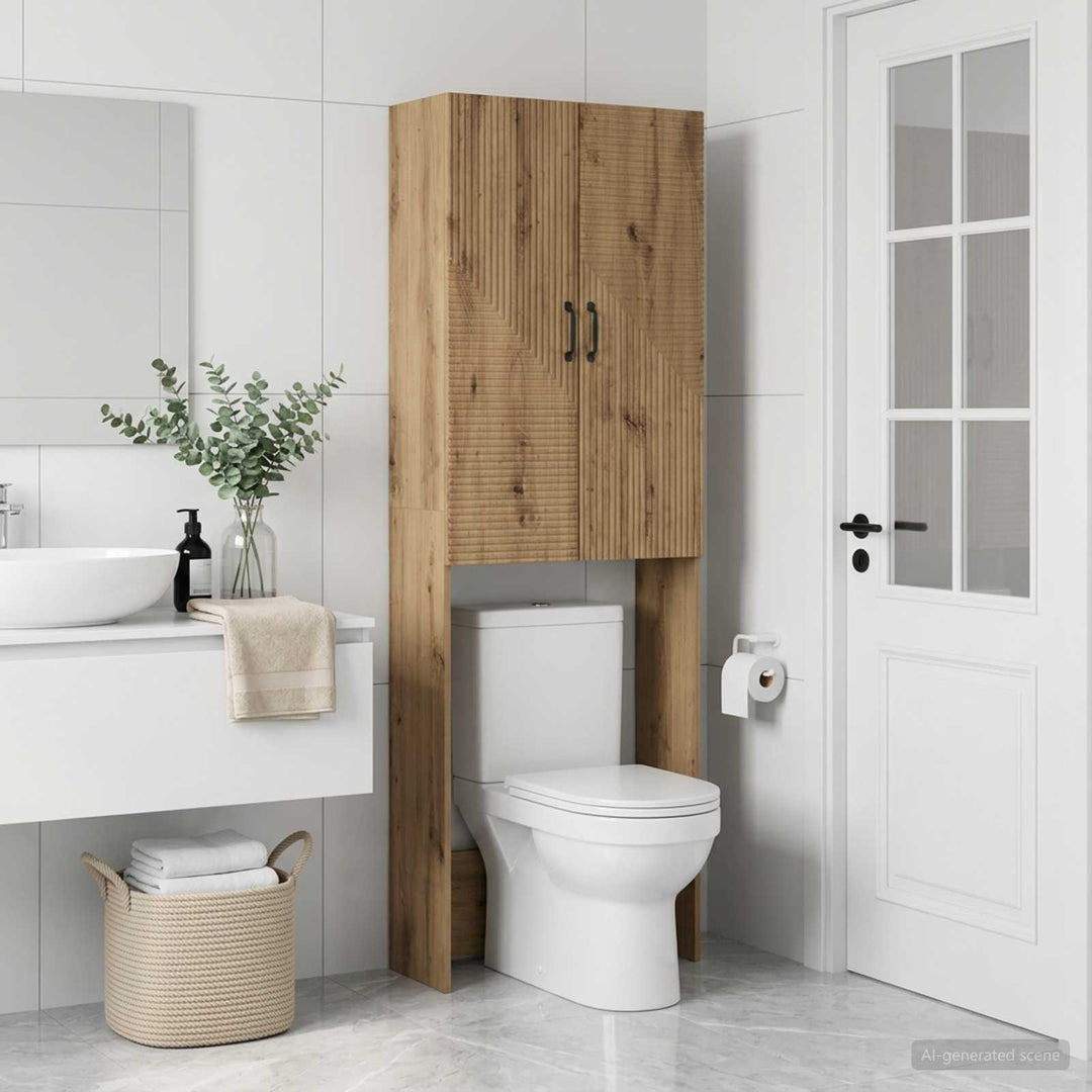 Toilet Skab HAARLEM Artisan-eg 66 x 25,5 x 190 cm