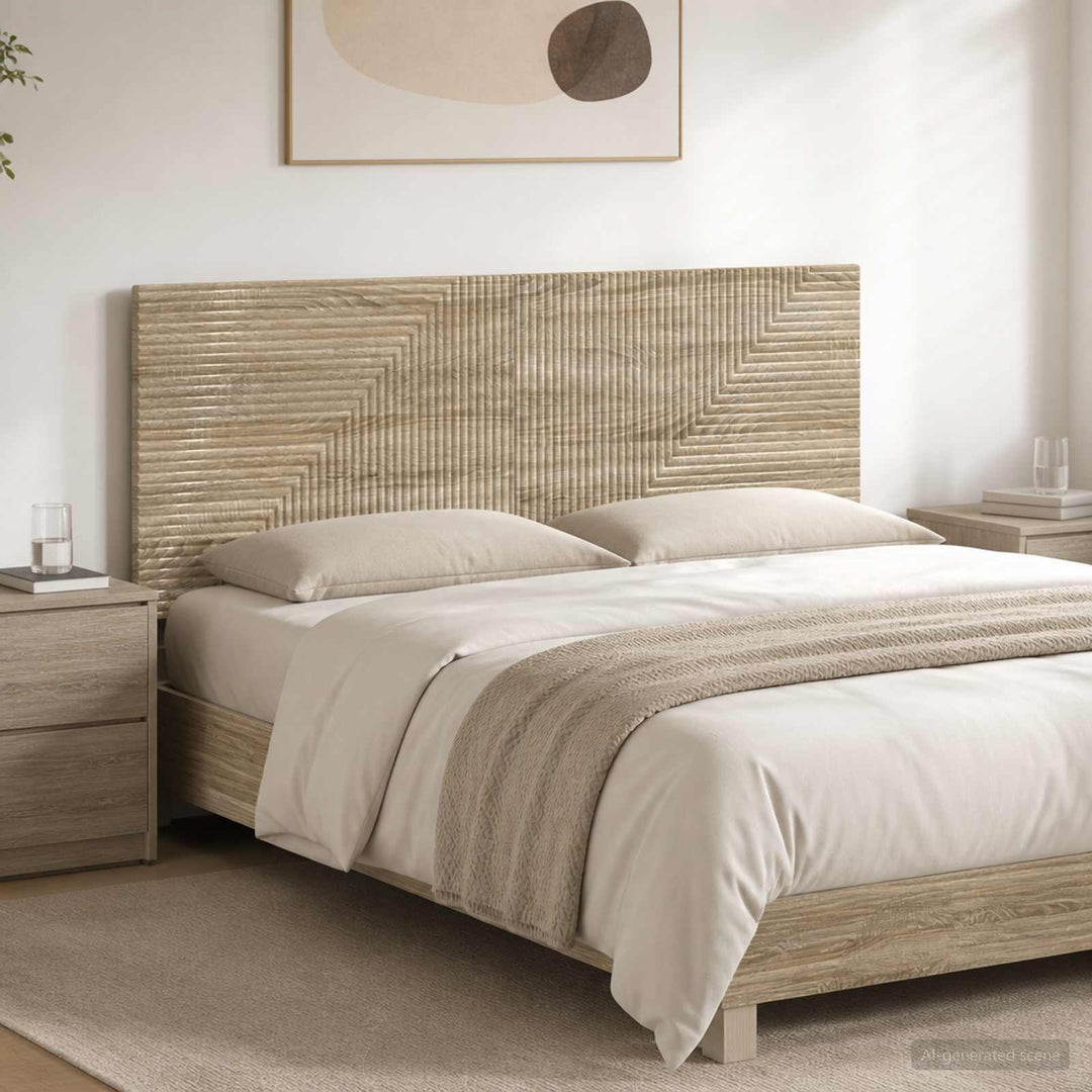 Væghængt hovedgærde HAARLEM Sonoma-eg Konstrueret træ