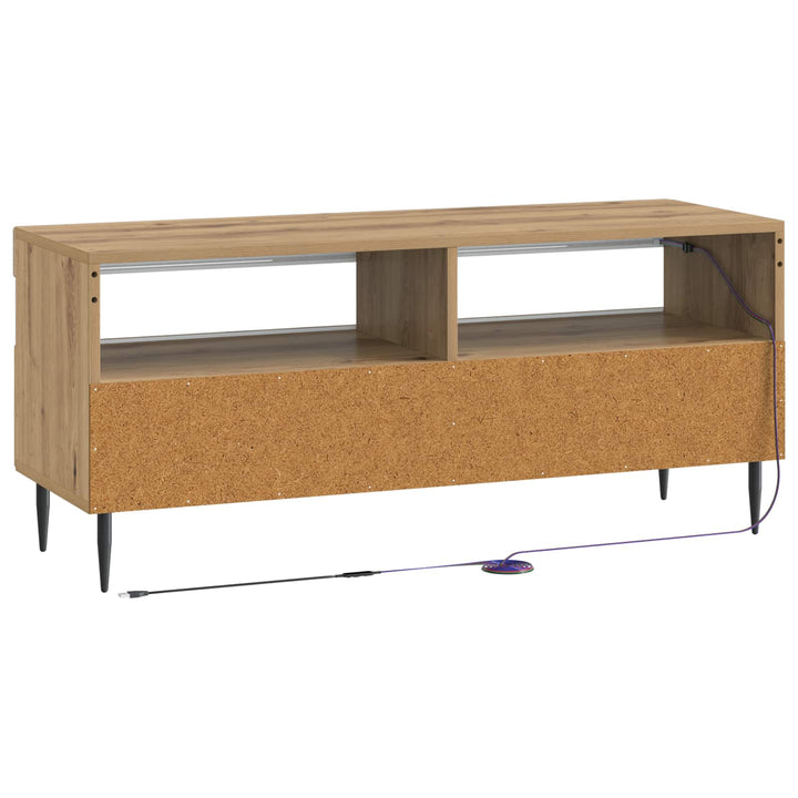 LED TV-skab Artisan-eg Konstrueret træ