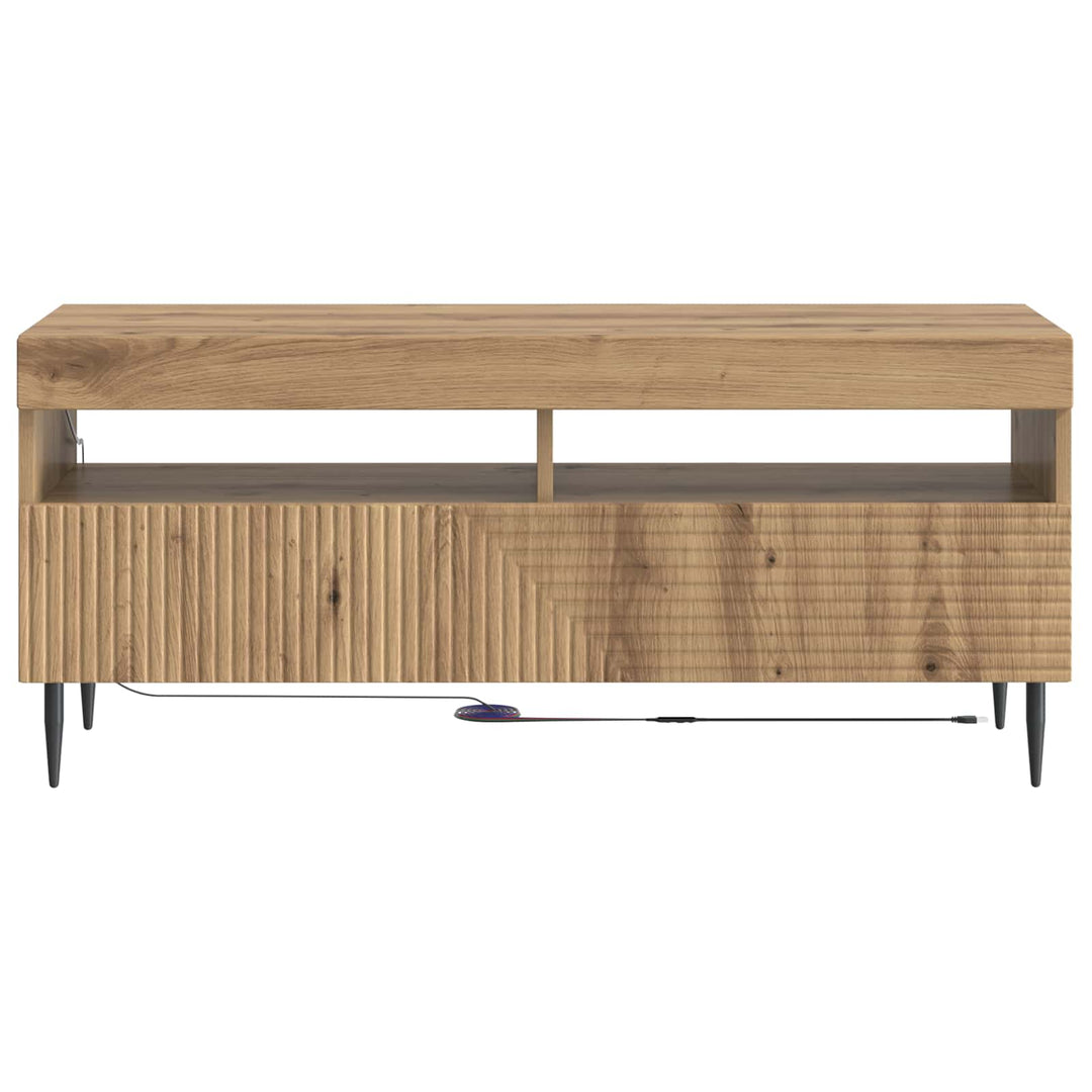 LED TV-skab Artisan-eg Konstrueret træ