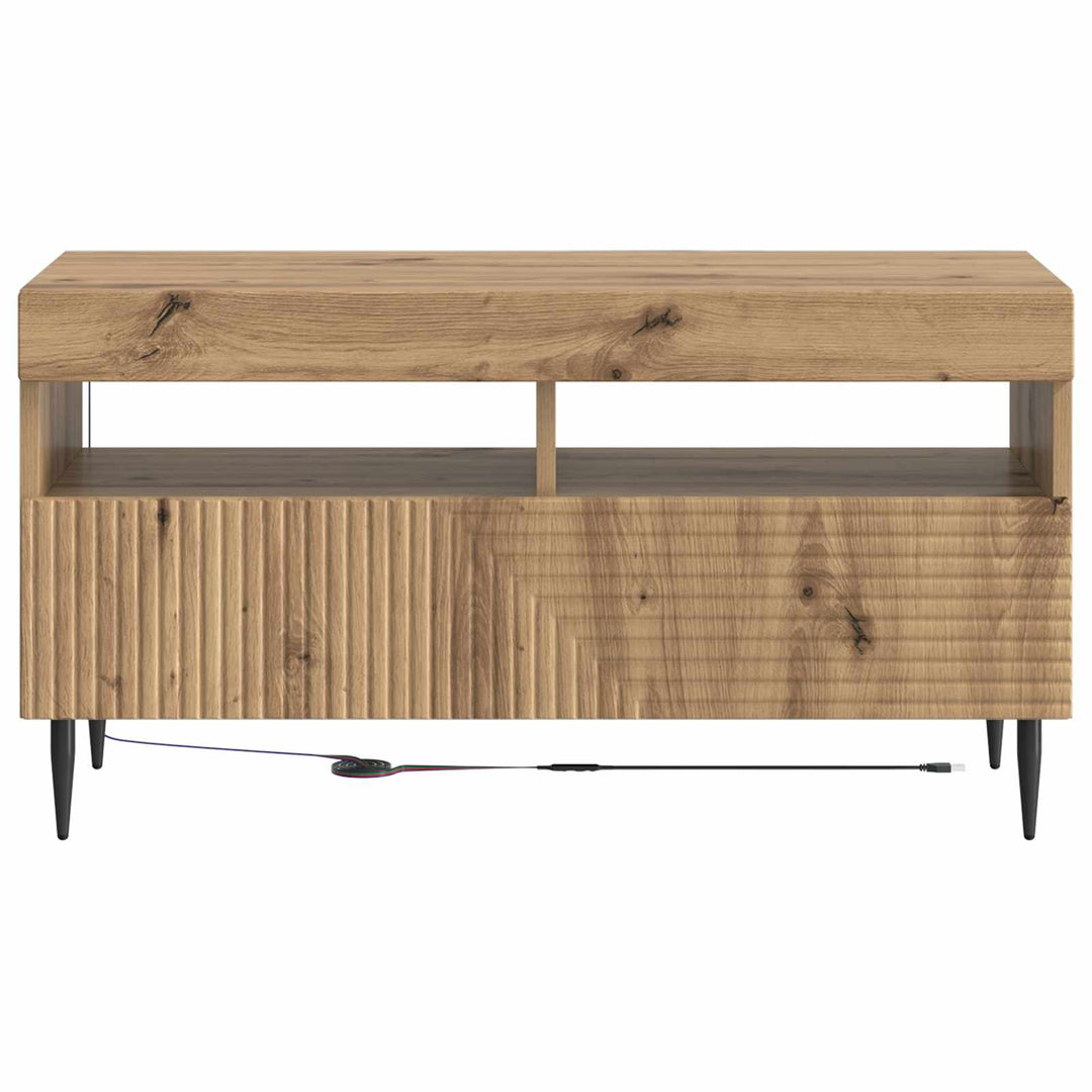 LED TV-skab Artisan-eg Konstrueret træ