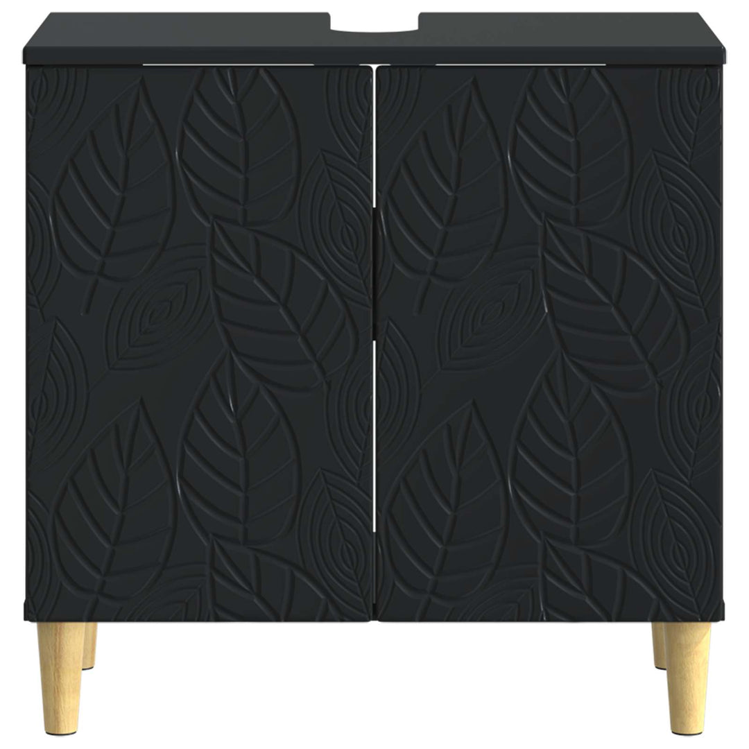 Badeværelsesskabsunder DELFT Sort 59,5 x 31,5 x 59 cm