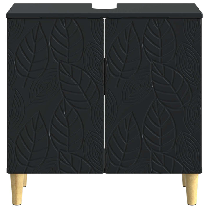 Badeværelsesskabsunder DELFT Sort 59,5 x 31,5 x 59 cm
