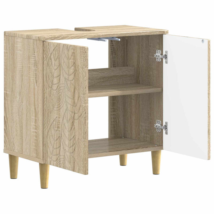 Badeværelsesskabsunder DELFT Sonoma-eg 59,5 x 31,5 x 59 cm