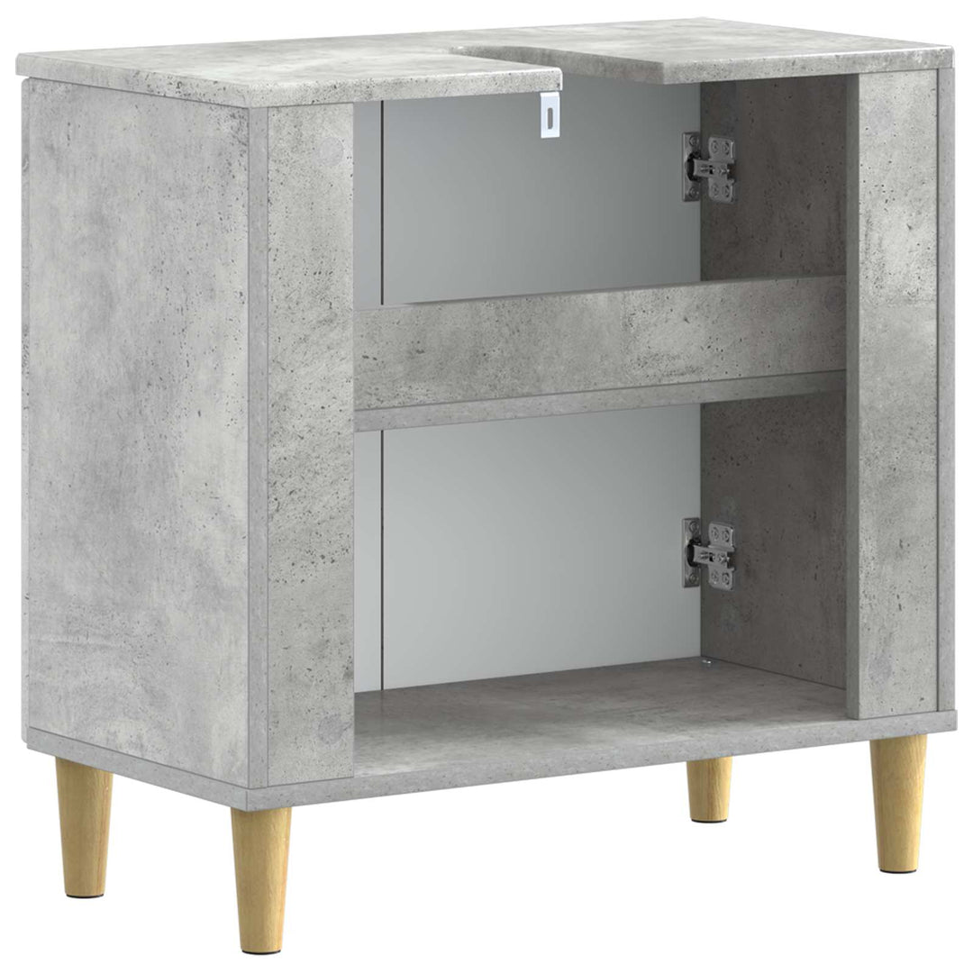 Badeværelsesskabsunder DELFT Betongrå 59,5 x 31,5 x 59 cm