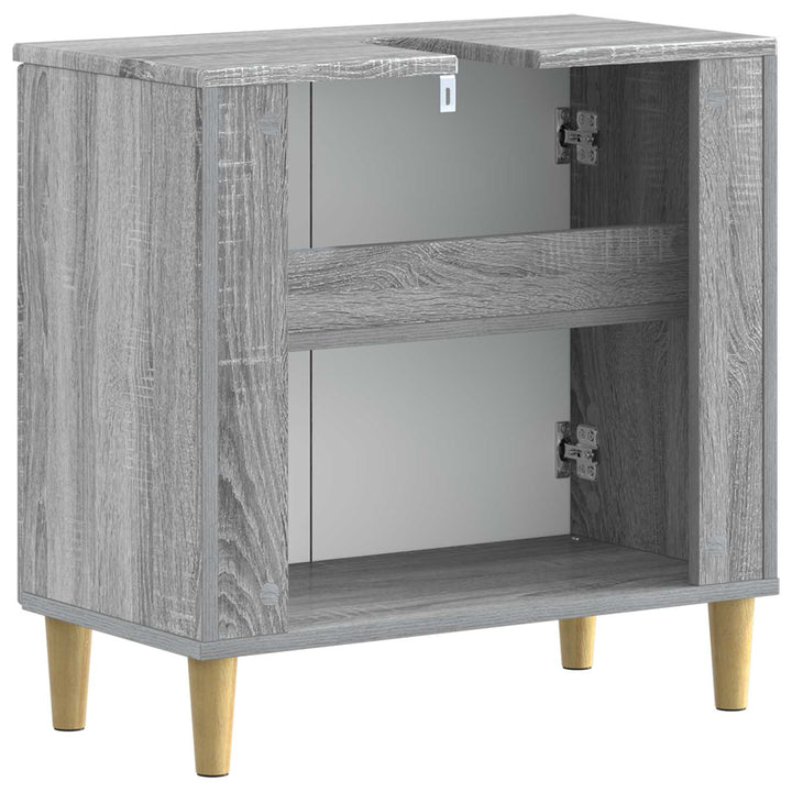 Badeværelsesskabsunder DELFT Grå Sonoma 59,5 x 31,5 x 59 cm
